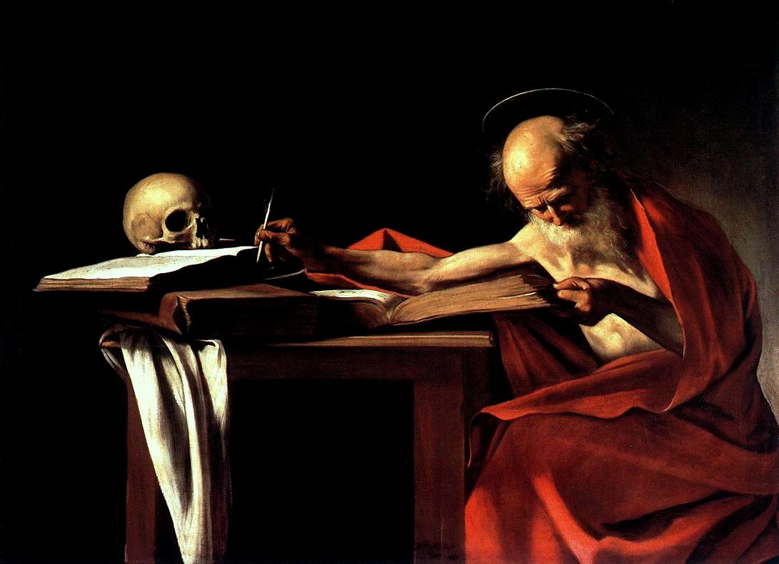 St Jerome by Caravaggio
